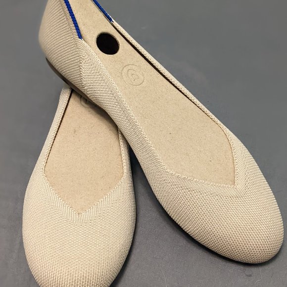 Rothy's The Flat RETIRED Flax Birdseye - Picture 2 of 6